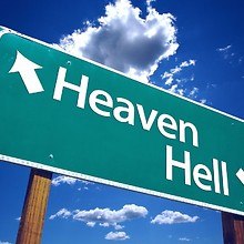 Heaven Hell Sign