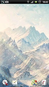 Snow Mountain Live Wallpaper