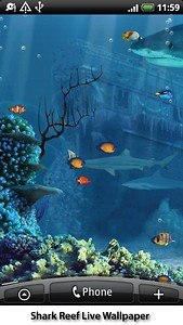 Shark Reef Live Wallpaper