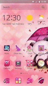 Pink love theme