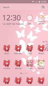 Butterfly theme
