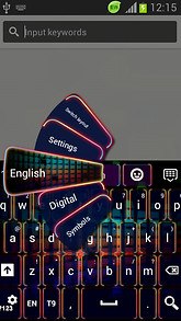 GO Keyboard Neon Rainbow