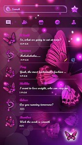(FREE) GO SMS BUTTERFLY THEME