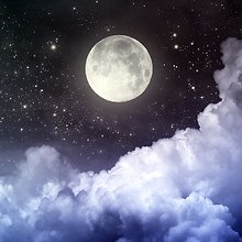 Full Moon Night Sky