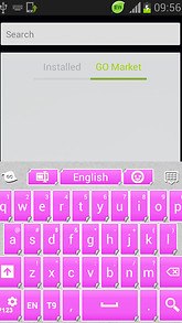 Pink Keyboard Stickers