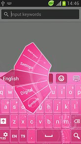Pink Key Tones Keyboard