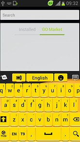 Keyboard for Android Yellow