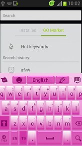 White and pink free keyboard