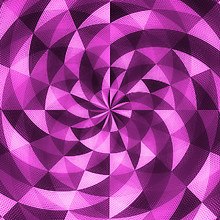 Spiral Mosaic Pink
