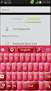 Pink Keyboard Hearts Glow