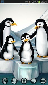 GO Launcher EX Theme penguins