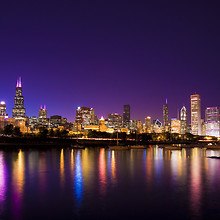 Chicago City Night