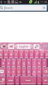 Pink Christmas GO Keyboard