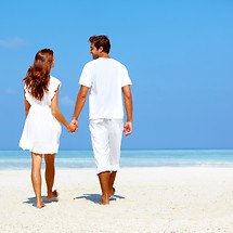 Romantic Beach Couple