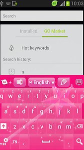 GO Keyboard Fairy Pink