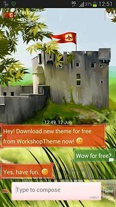 GO SMS Theme Castle