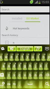 Keyboard for Android Green