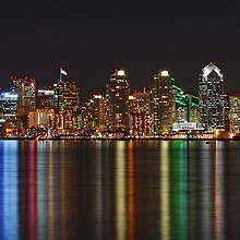 San Diego City At Night