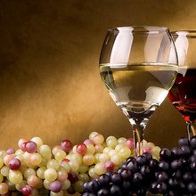 Wine With Grapes