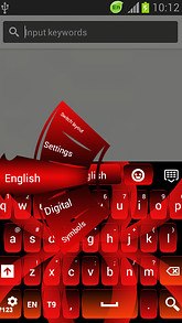 GO Keyboard Red and Black Free