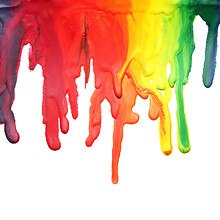 Colorful Acrylic Running Paint