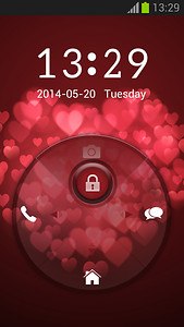 Lock Screen Love Red