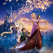 Tangled - Rapunzel, Flynn & Maximus