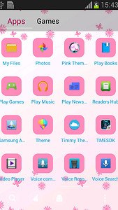 Launcher Theme Pink