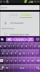 Keyboard Free Purple