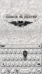 Black & Silver Kika Keyboard