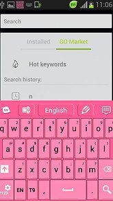 Keyboard Color Pink