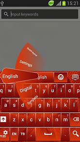 GO Keyboard In Red