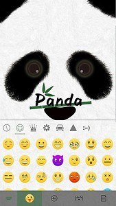 Panda Kika Keyboard Theme
