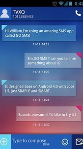 GO SMS Pro Fresh Theme EX