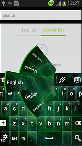 Digital Galaxy Keyboard