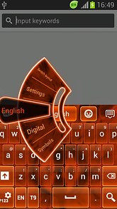 Keyboard Deep Orange