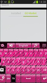 Zebra Pink Keyboard