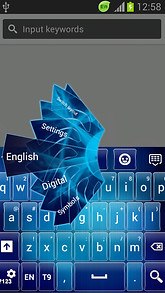 GO Keyboard Blue