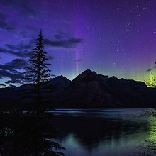 Northern Lights In Banff National Park