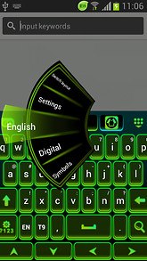 Color Keyboard Neon Green Free