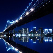 Manhattan Bridge Lights