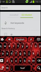Red Keyboard Glow GO